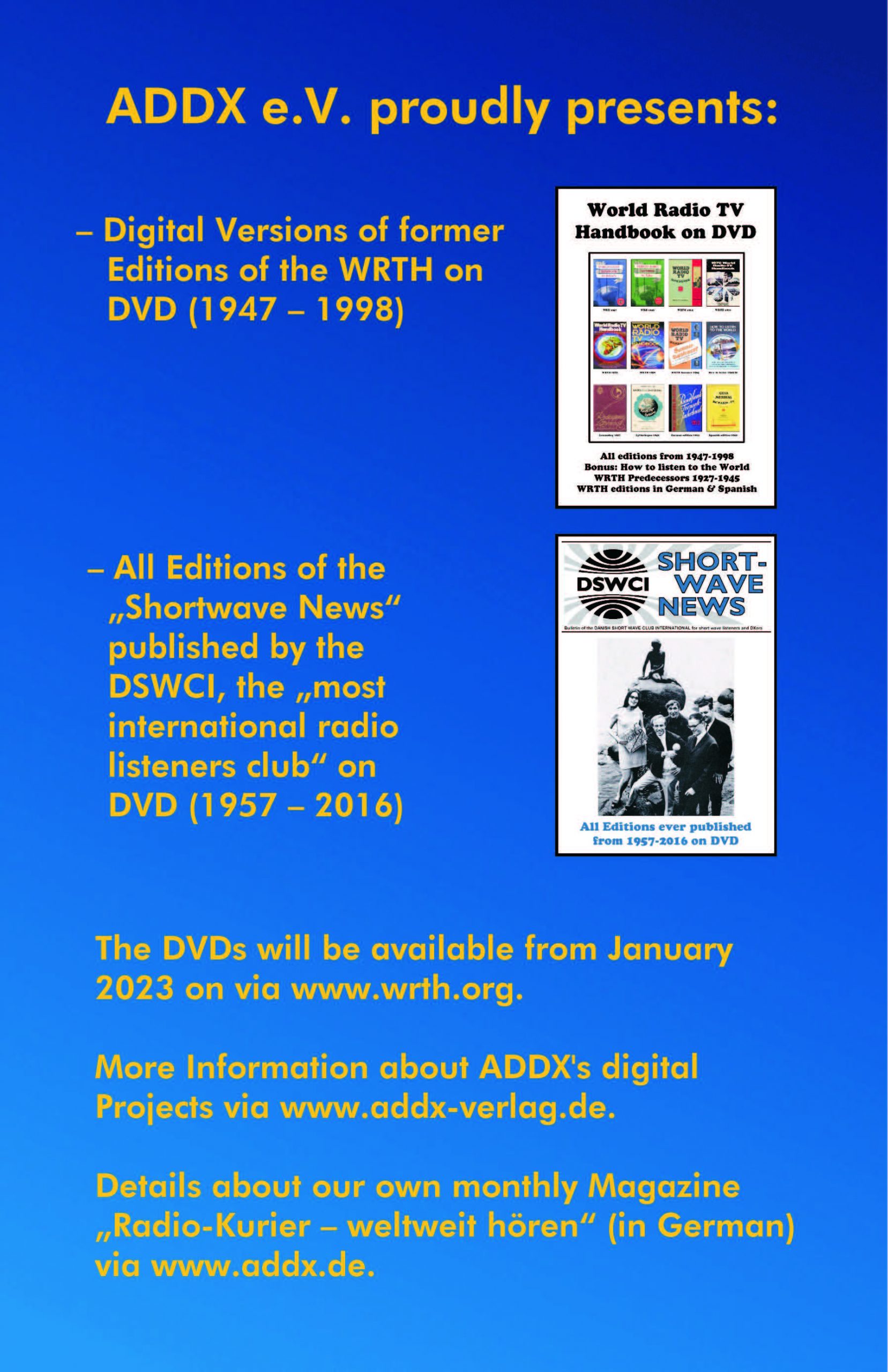 Advertising for ADDX, a digital publishing association